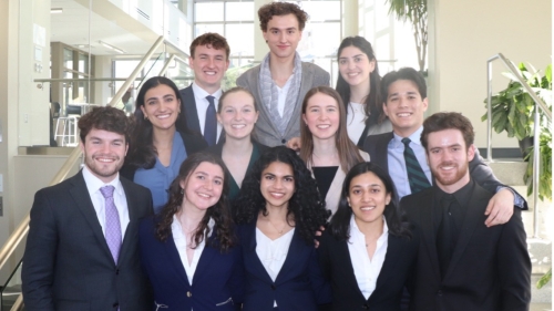 Members of the Dartmouth Mock Trial Society