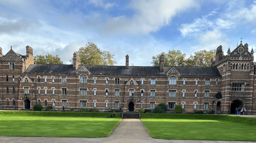 Exterior shot of Keble College