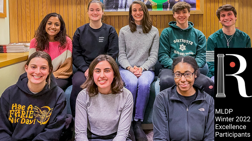 Group photo of students with Excellence