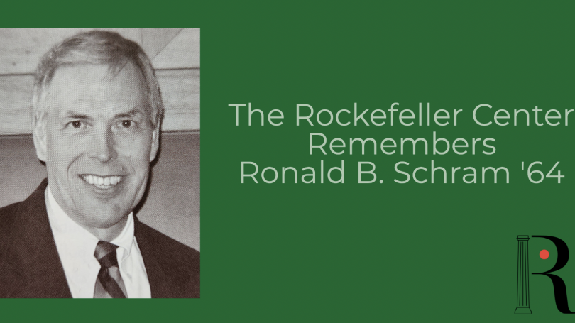 The Rockefeller Center Remembers Ronald Schram