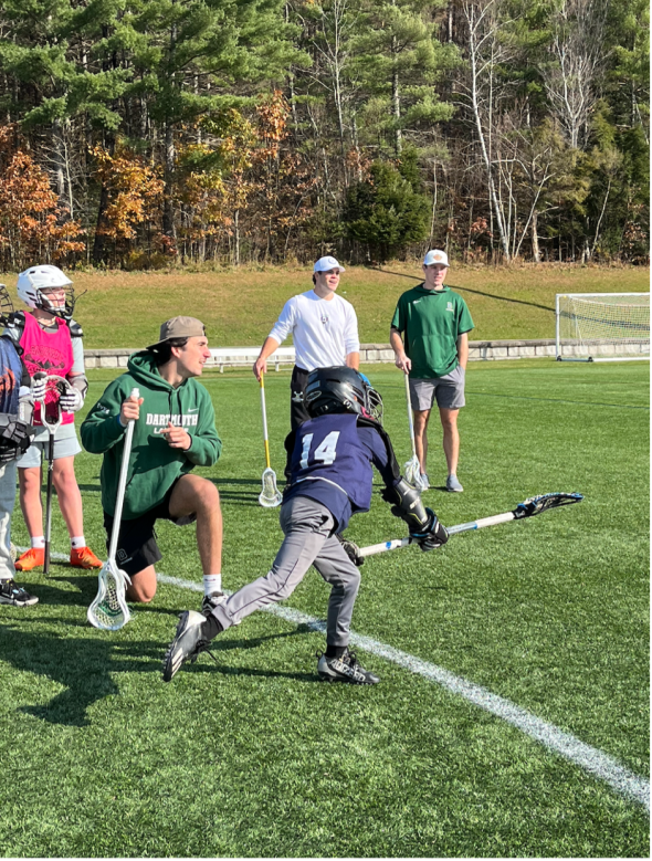 Dartmouth students teach local students lacrosse
