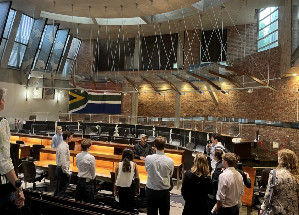 The interior of the Constitutional Court.