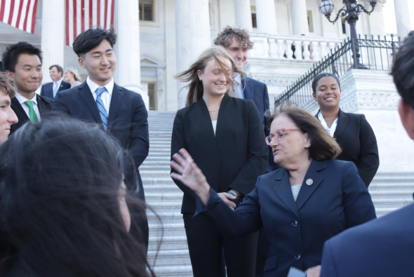 Rep. Kuster with the 2023 First-Year Fellows