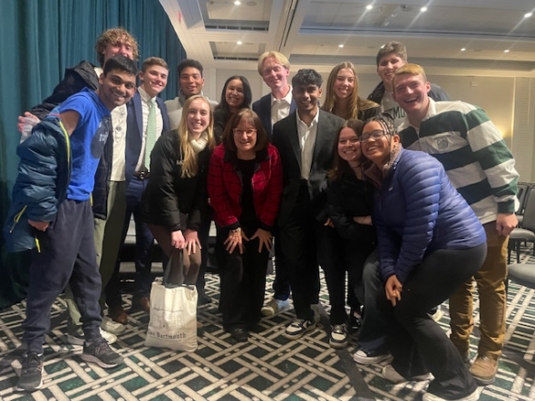 Rep. Kuster with Dartmouth students after a Rockefeller Center event with Former Rep. Liz Cheney (R-WY) in 2024