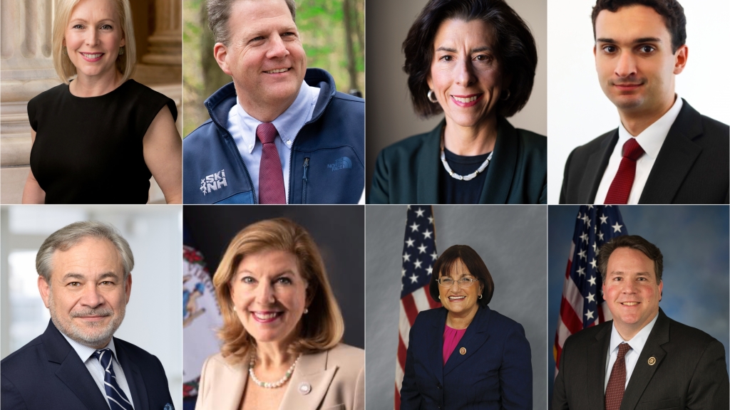 Collage of 100 Days speakers